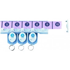 Key Hanger w/10pcs Key Chain