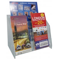 2 Tier Acrylic A4& 4" Leaflet Holder